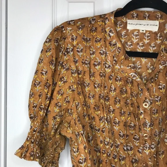 Daughters of India Light Brown Midi Dress - Picture 14 of 16